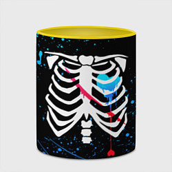 Кружка 3D UNDERTALE, цвет: 3D-белый + желтый — фото 2