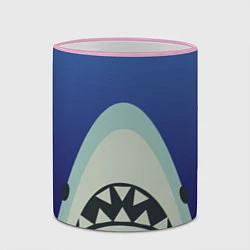 Кружка 3D IKEA Shark, цвет: 3D-розовый кант — фото 2