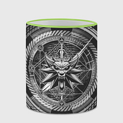 Кружка 3D Ведьмак, цвет: 3D-светло-зеленый кант — фото 2