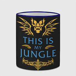 Кружка 3D This is my Jungle, цвет: 3D-синий кант — фото 2