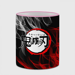 Кружка 3D KIMETSU NO YAIBA, цвет: 3D-розовый кант — фото 2