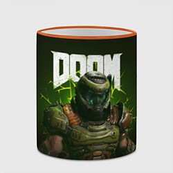 Кружка 3D Doom Eternal, цвет: 3D-оранжевый кант — фото 2