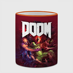 Кружка 3D Doom, цвет: 3D-оранжевый кант — фото 2