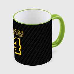 Кружка 3D Kobe Bryant, цвет: 3D-светло-зеленый кант