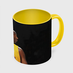 Кружка 3D Kobe Bryant, цвет: 3D-белый + желтый
