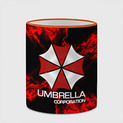 Кружка 3D UMBRELLA CORP, цвет: 3D-оранжевый кант — фото 2