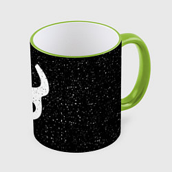 Кружка 3D Hollow Knight, цвет: 3D-светло-зеленый кант