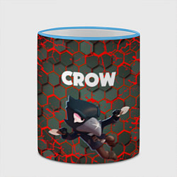 Кружка 3D BRAWL STARS CROW, цвет: 3D-небесно-голубой кант — фото 2