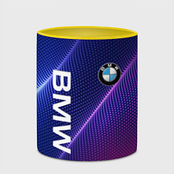 Кружка 3D BMW, цвет: 3D-белый + желтый — фото 2