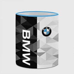 Кружка 3D BMW, цвет: 3D-небесно-голубой кант — фото 2