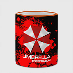 Кружка 3D UMBRELLA CORP, цвет: 3D-оранжевый кант — фото 2