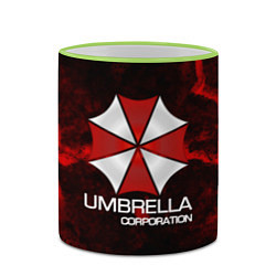 Кружка 3D UMBRELLA CORP, цвет: 3D-светло-зеленый кант — фото 2