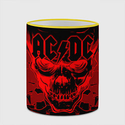 Кружка 3D ACDC, цвет: 3D-желтый кант — фото 2