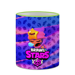 Кружка 3D BRAWL STARS:SANDY, цвет: 3D-светло-зеленый кант — фото 2