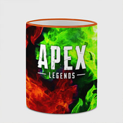 Кружка 3D APEX LEGENDS, цвет: 3D-оранжевый кант — фото 2