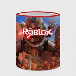 Кружка 3D ROBLOX, цвет: 3D-красный кант — фото 2