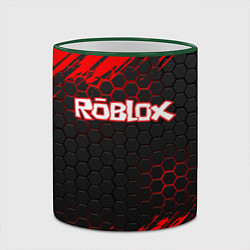 Кружка 3D ROBLOX, цвет: 3D-зеленый кант — фото 2