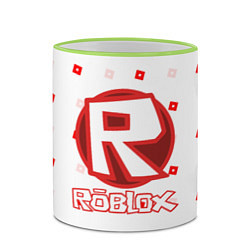 Кружка 3D ROBLOX, цвет: 3D-светло-зеленый кант — фото 2