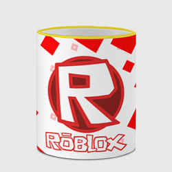 Кружка 3D ROBLOX, цвет: 3D-желтый кант — фото 2