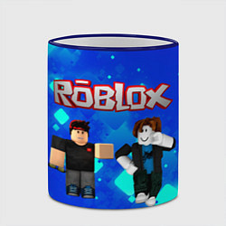 Кружка 3D ROBLOX, цвет: 3D-синий кант — фото 2