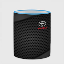 Кружка 3D TOYOTA, цвет: 3D-небесно-голубой кант — фото 2