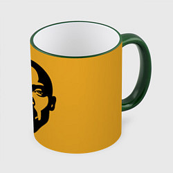 Кружка 3D Kobe Mamba mentality, цвет: 3D-зеленый кант