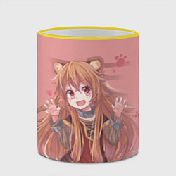 Кружка 3D Raphtalia, цвет: 3D-желтый кант — фото 2