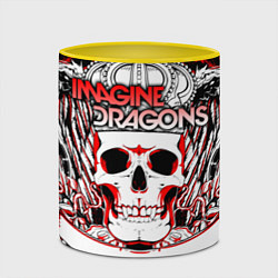 Кружка 3D Imagine Dragons, цвет: 3D-белый + желтый — фото 2