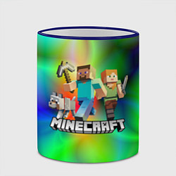 Кружка 3D MINECRAFT, цвет: 3D-синий кант — фото 2