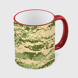 Кружка 3D ВДВ СССР, цвет: 3D-красный кант