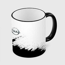 Кружка 3D Opel, цвет: 3D-черный кант