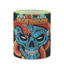 Кружка 3D Iron Maiden, цвет: 3D-светло-зеленый кант — фото 2