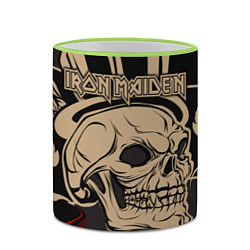 Кружка 3D Iron Maiden, цвет: 3D-светло-зеленый кант — фото 2