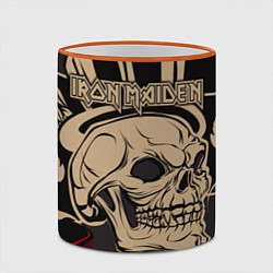 Кружка 3D Iron Maiden, цвет: 3D-оранжевый кант — фото 2