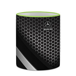 Кружка 3D Mercedes-AMG, цвет: 3D-светло-зеленый кант — фото 2
