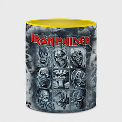 Кружка 3D Iron Maiden, цвет: 3D-белый + желтый — фото 2
