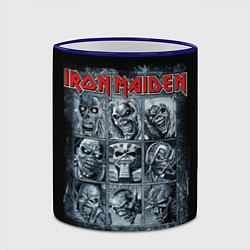 Кружка 3D Iron Maiden, цвет: 3D-синий кант — фото 2