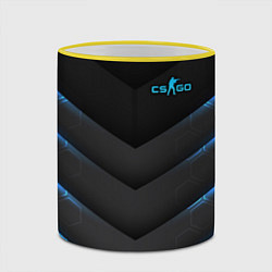 Кружка 3D Counter-Strike, цвет: 3D-желтый кант — фото 2