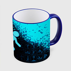 Кружка 3D PORTAL, цвет: 3D-синий кант