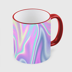 Кружка 3D Vaporwave, цвет: 3D-красный кант