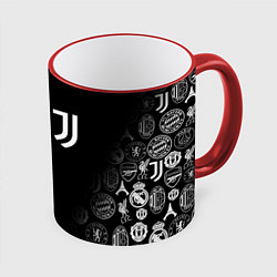 Кружка 3D JUVENTUS, цвет: 3D-красный кант