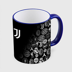 Кружка 3D JUVENTUS, цвет: 3D-синий кант