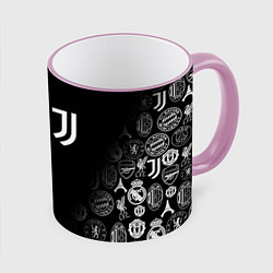 Кружка 3D JUVENTUS, цвет: 3D-розовый кант