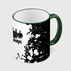 Кружка 3D LINKIN PARKспина, цвет: 3D-зеленый кант