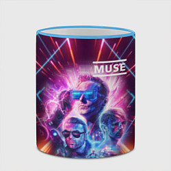 Кружка 3D Muse, цвет: 3D-небесно-голубой кант — фото 2