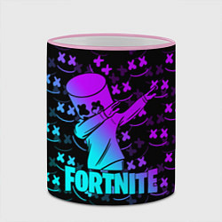 Кружка 3D FORTNITE X MARSHMELLO, цвет: 3D-розовый кант — фото 2