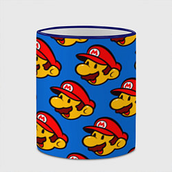 Кружка 3D Mario, цвет: 3D-синий кант — фото 2