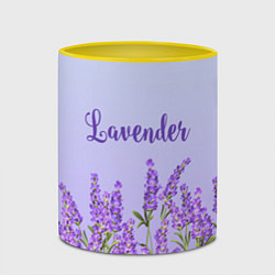 Кружка 3D Lavander, цвет: 3D-белый + желтый — фото 2