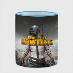 Кружка 3D PUBG, цвет: 3D-небесно-голубой кант — фото 2
