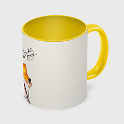 Кружка цветная Фредди Меркьюри автограф